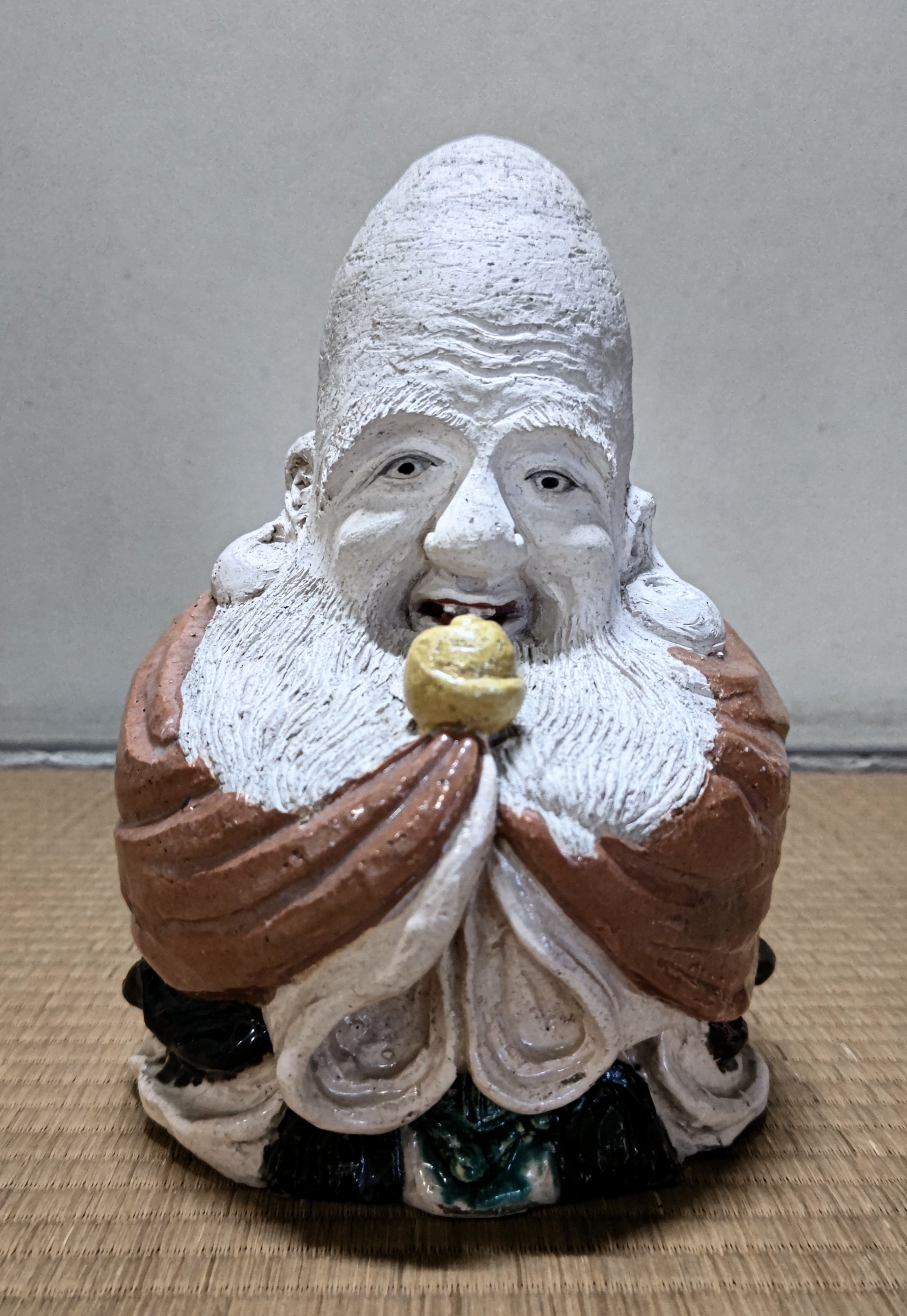 2代仁阿弥道八作 寿老人置物 共箱・即中斎箱 | TSUNAGU東美｜東美ECモール