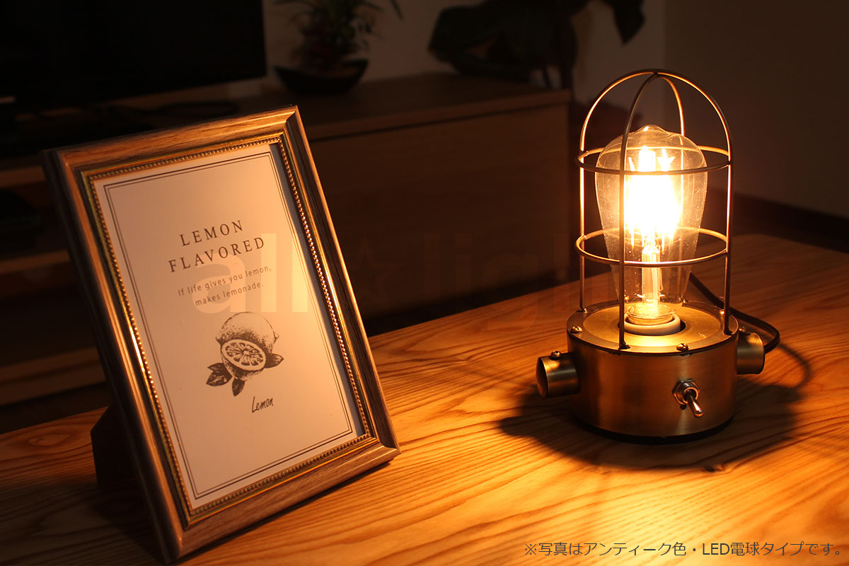 楽天市場】☆ スタンドライト（ガード付） LED電球40W×1灯