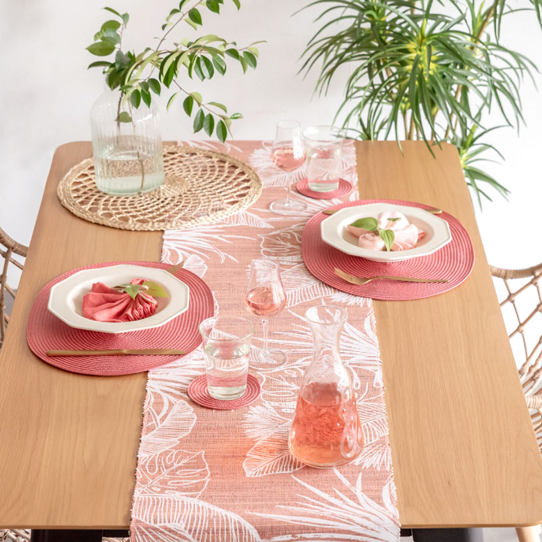 楽天市場】ランチョンマット オーバル 4枚セット プレースマット W