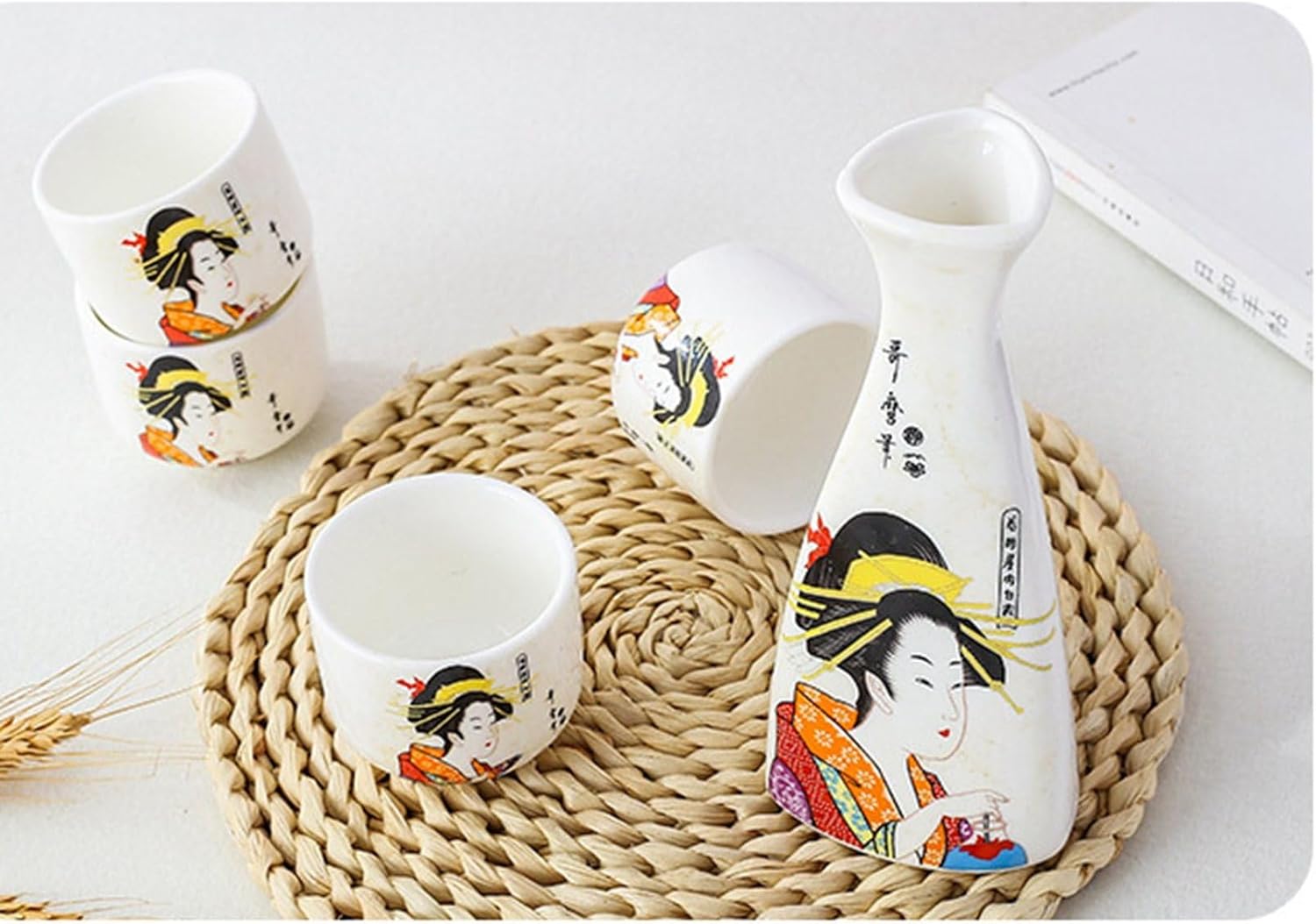 楽天市場】酒器 セット おちょこ ぐい呑み とっくり 和風 美人柄