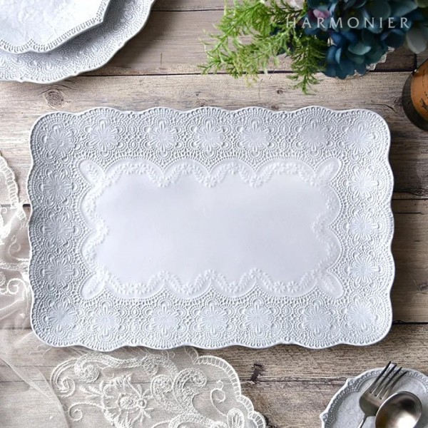 楽天市場】サービングプレート 大皿 プレースプレート ラセラミカ