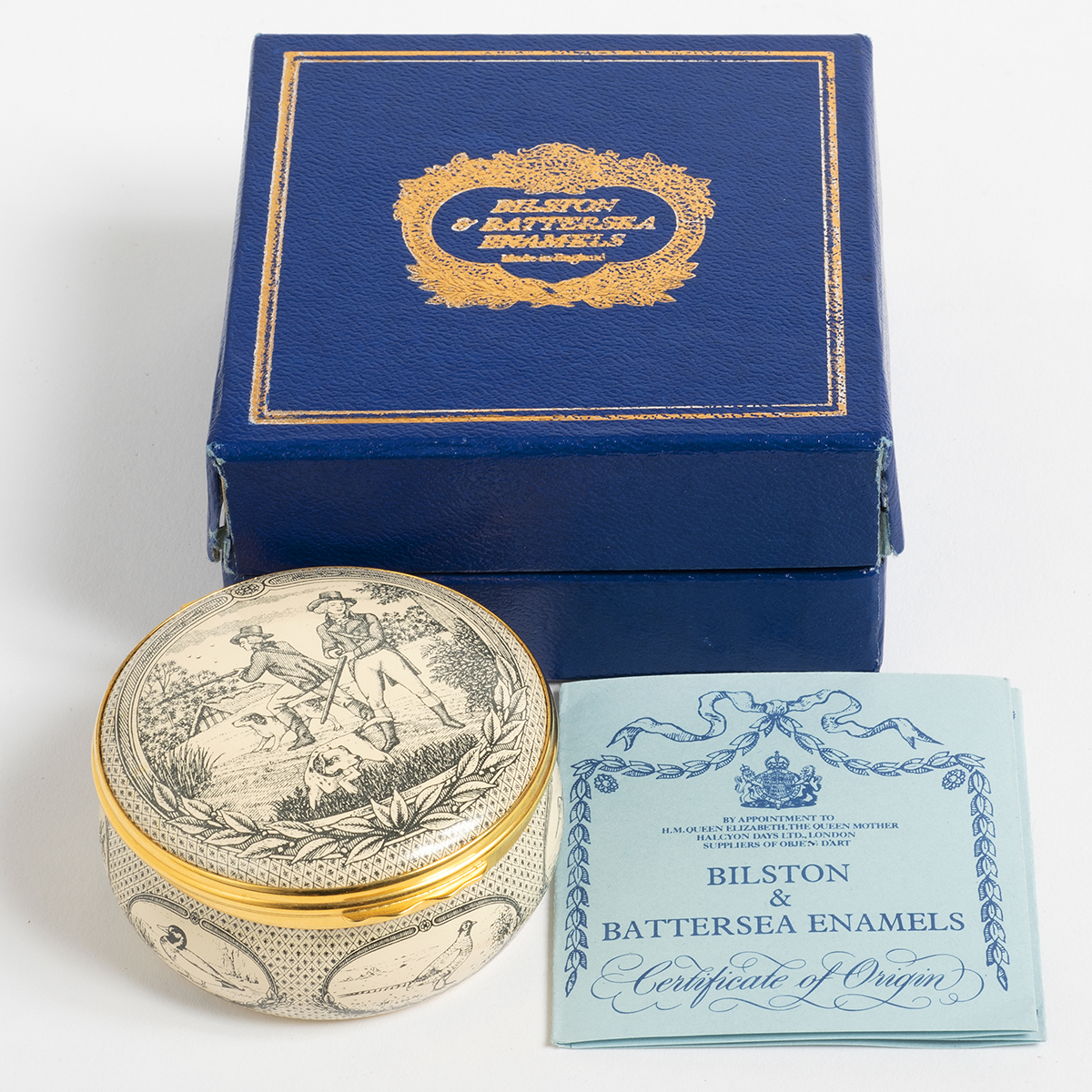 HALCYON DAYS ENAMELS プードル James Purdey & Sons Halcyon Days