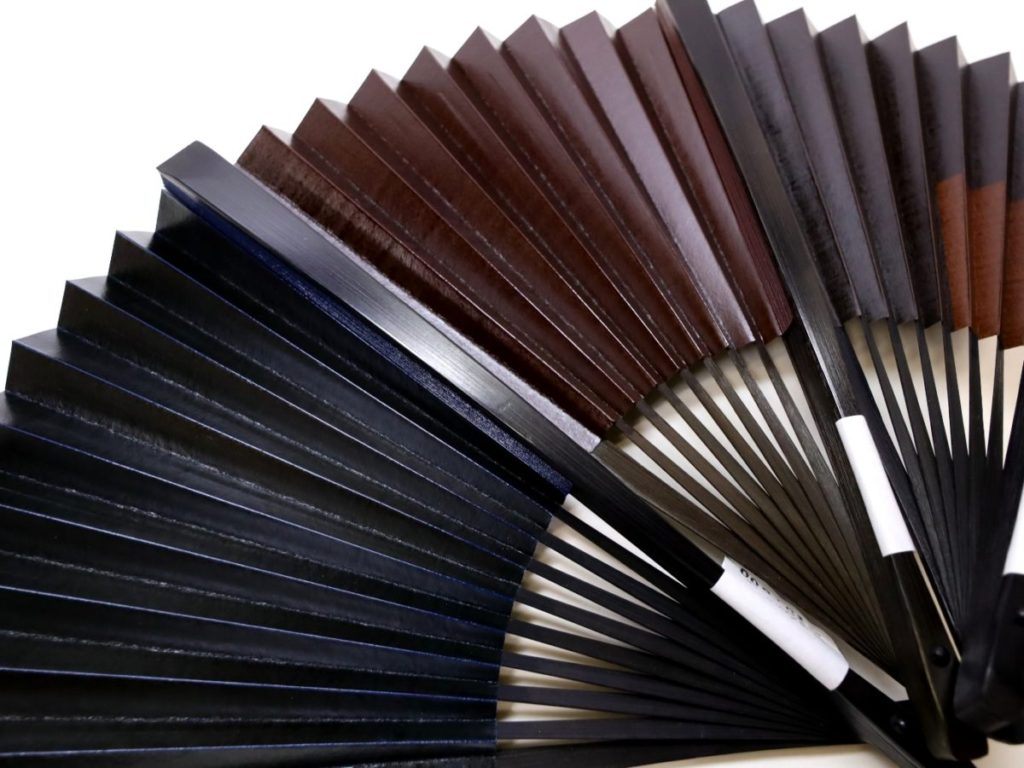 渋扇（しぶせん）｜紳士用柿渋染め扇子（7寸5分）2022・3種｜まさに