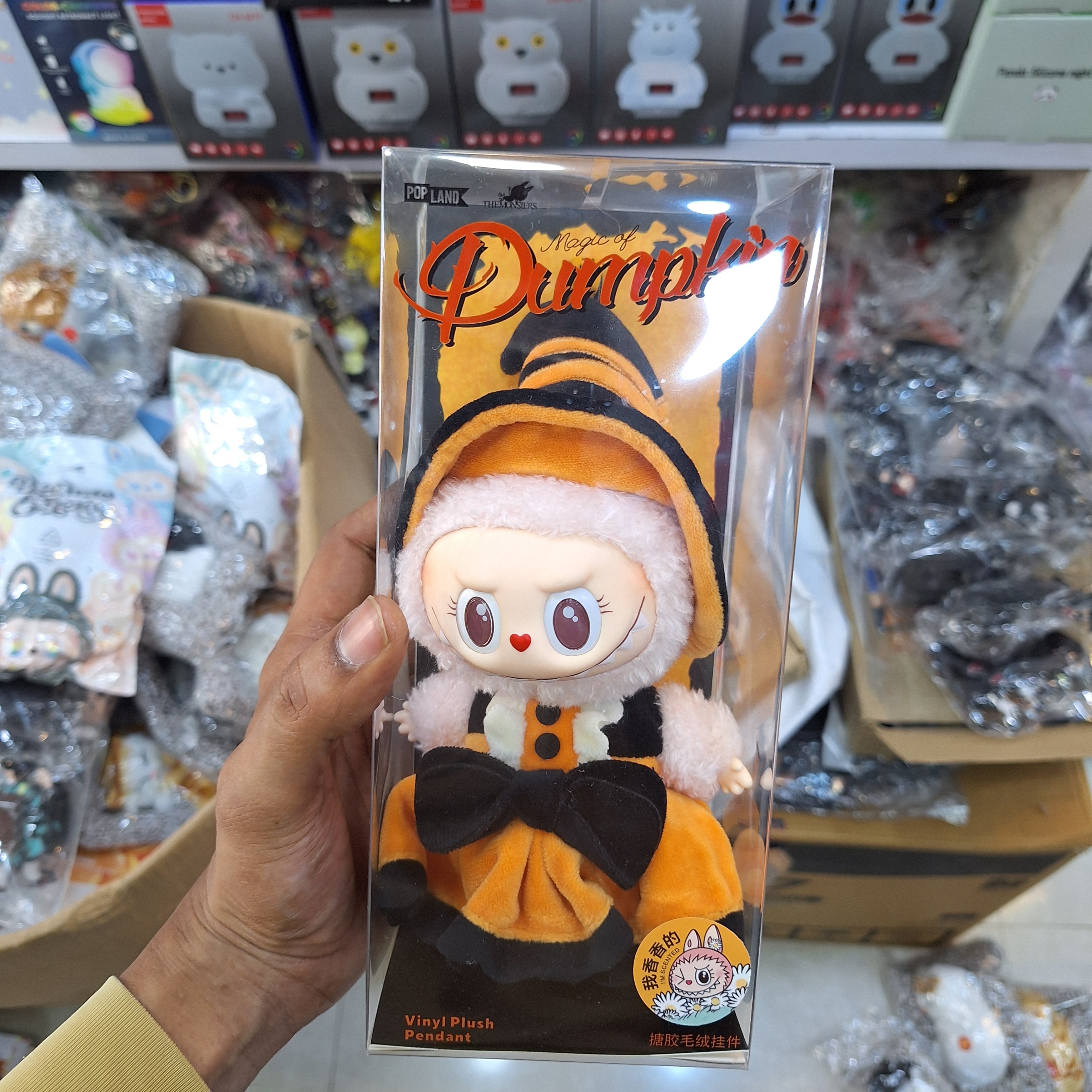 Pop Mart Labubu Magic of Pumpkin Mokoko (Pop Land Exclusive) Vinyl