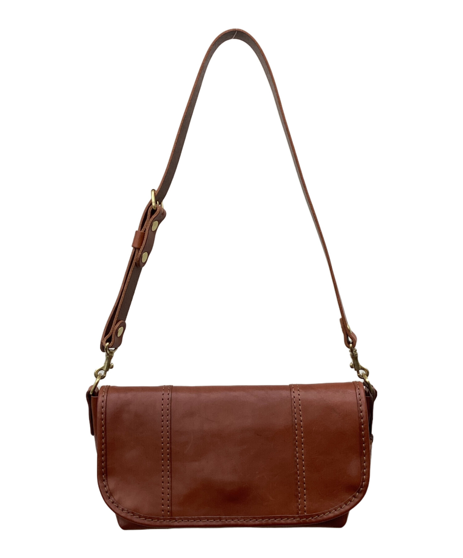 中古・古着通販】Herz (ヘルツ) メッセンジャーバッグ ブラウン