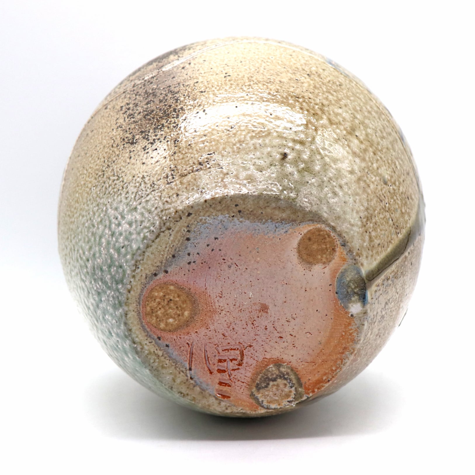 津軽烏城焼・鷹揚窯・今井理桂・壺・花器・自然釉・陶磁器・No.221126