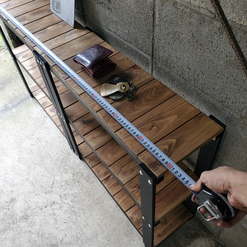 男前インテリア 家具 特大男前シェルフ ハンドメイド インダストリアル