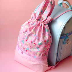 入園入学2026 体操服袋 体操着入れ ナップサック ランドセル 女の子