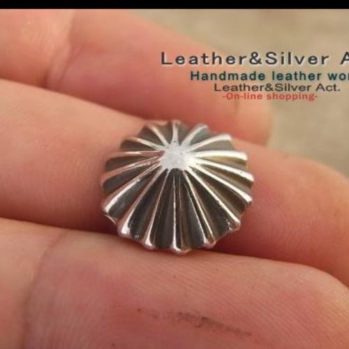 ハンドメイド オリジナル シルバーアポロコンチョ silver925 レザー