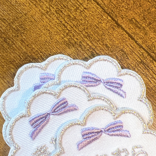 リボン☆お名前ワッペン☆ アイロン シール 選べます♪ 入園 入学 お