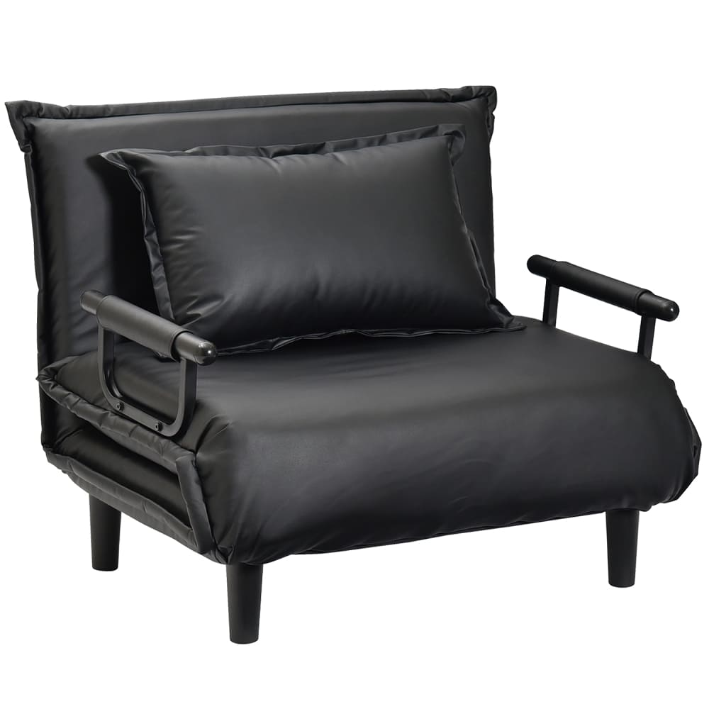 コンパクト ソファーベッド ビータⅣ BK(BK): ソファ | 家具