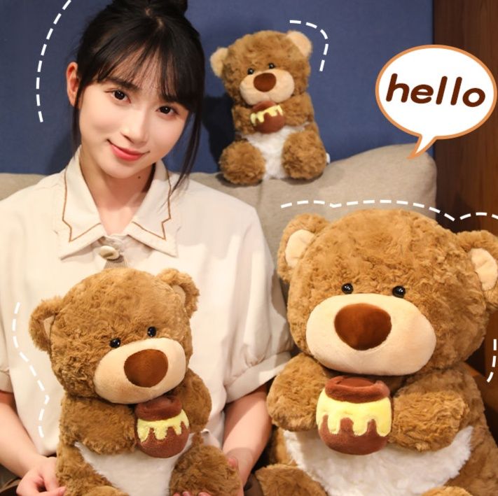 くまぬいぐるみ はちみつ大好き親子くま くま|くまぬいぐるみ専門通販