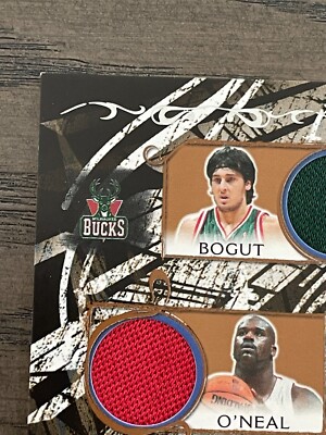 2006-07 Topps Luxury Box Relics 5 Bronze Shaquille O'Neal Yao Ming