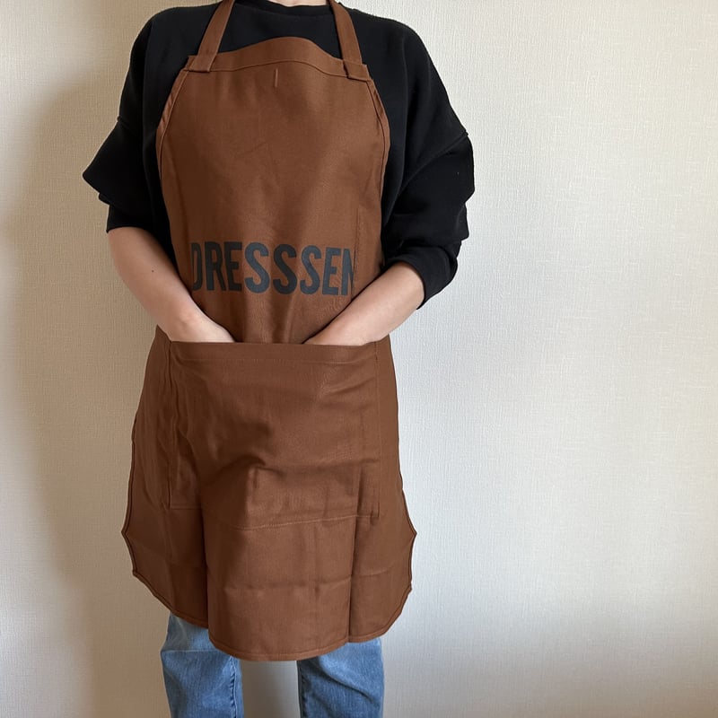 DRESSSEN DRVBRN7 REVERSIBLE APRON“YES！GOOD J