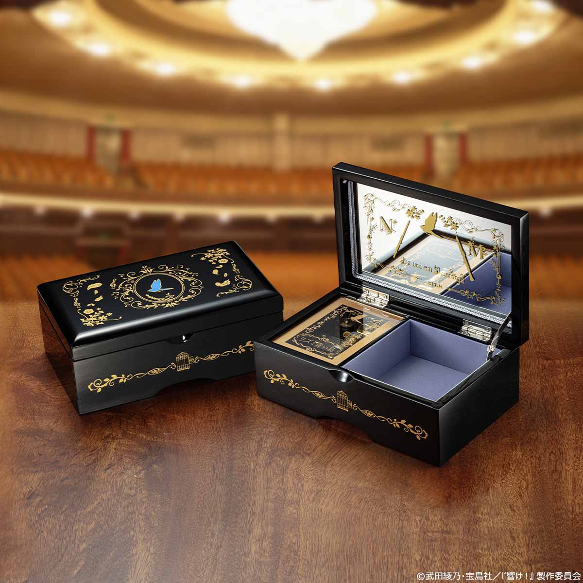 リズと青い鳥】会津塗の美しい蒔絵に彩られたオルゴールが奏でる第三