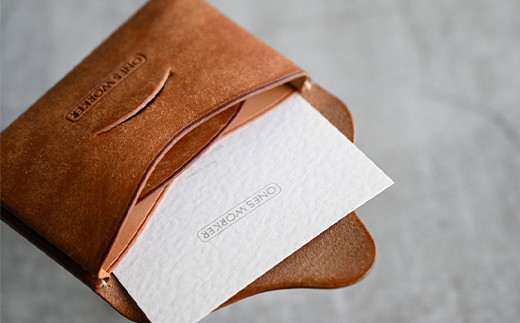 プエブロレザーの名刺も入るカードケース （グリージオ） 名刺入れ 革