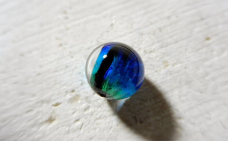 長七屋のケラマブルーキーホルダー【KKH-1】ー販売証明書付きー