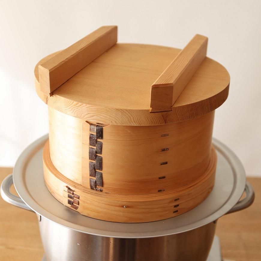 国産特級和せいろ ｜身と蓋のセット｜檜・27cm 【送料無料】