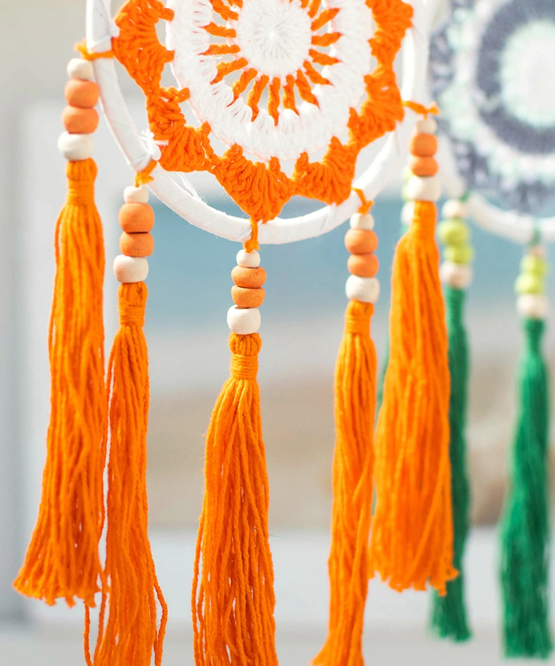 カラフルクロシェットドリームキャッチャー【WEB限定】 / オブジェ