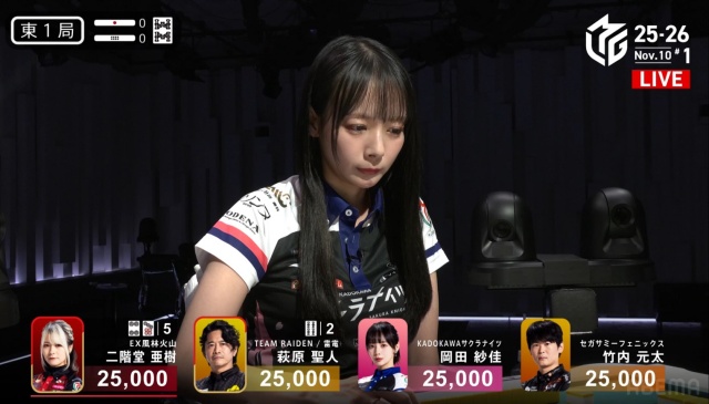 岡田紗佳 いつか花開く時を信じて【Mリーグ2025-26 レギュラーシーズン