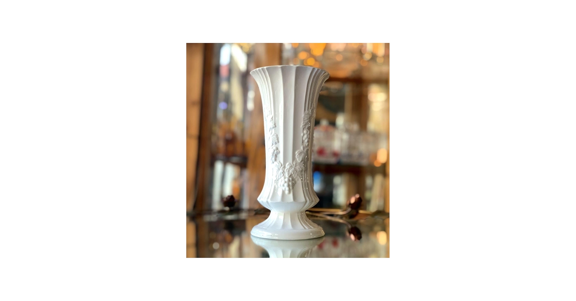 Amazon.co.jp: フラワーベース 花瓶 置物 陶器 ブドウ GOTO ORIGINAL