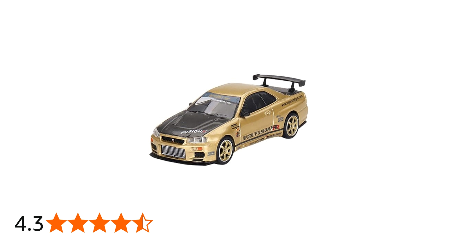 Amazon | MINI GT 1/64 ニッサン スカイライン GT-R R34 Top Secret
