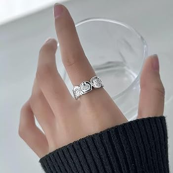 Amazon | [OLIDI] 925 スターリングシルバー ドラえもん リング のある