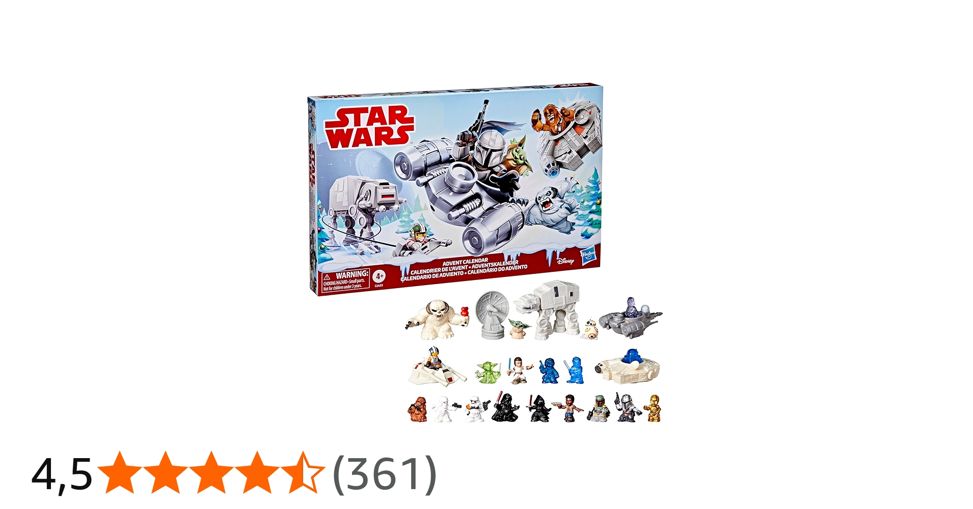 Hasbro Star Wars, Calendario dell'Avvento, Giocattoli a Sorpresa
