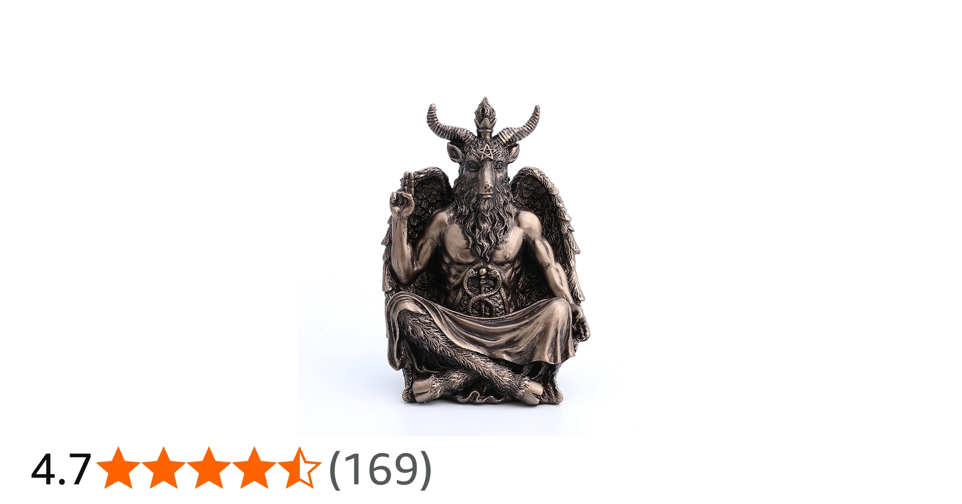 Amazon.co.jp: Veronese Design 4 3/4インチ バフォメットの像 座って