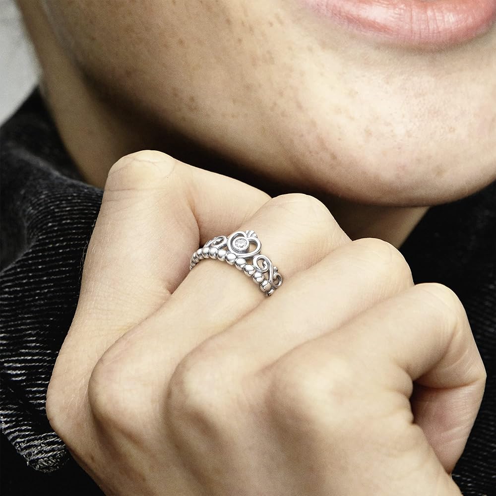 Amazon | (パンドラ) Pandora 190880CZ マイプリンセスリング サイズ5
