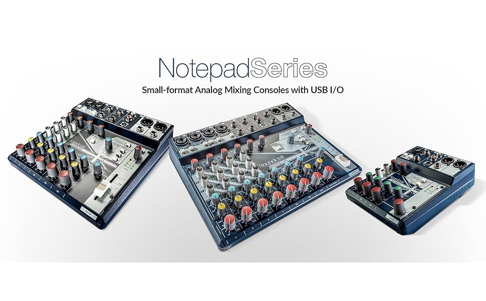 Amazon | Soundcraft (サウンドクラフト) Notepad-5 【 1モノラル＋2