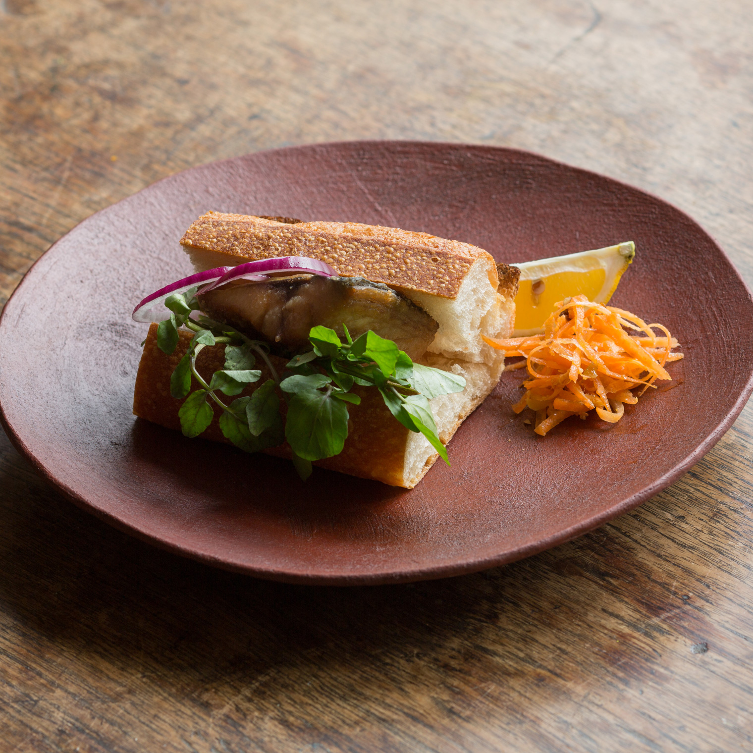 赤い器‐皿＊再入荷 | Works | 西川 聡 | panorama