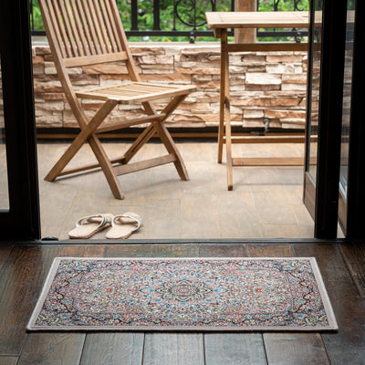 ペルシャ手織りキリム シルク ラグ アルダビール 128×200cm – Persiadirect