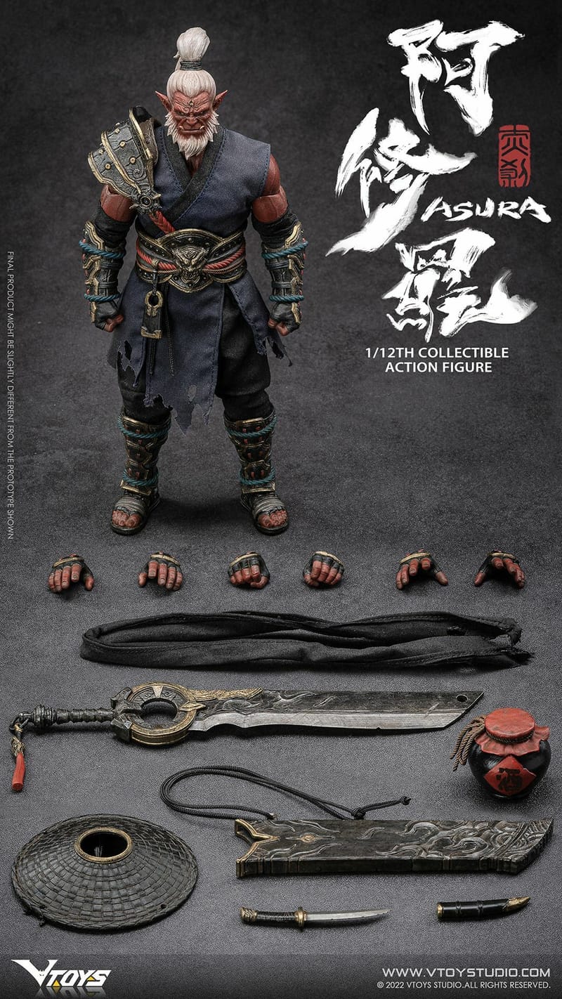 VTOYS X ASURA RED DEMON 1/12th Collectible Action Figur