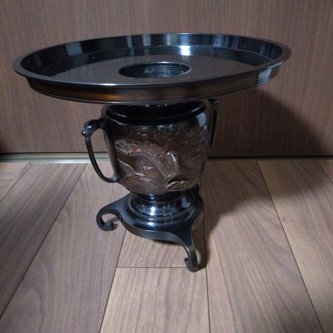 薄端　高岡 唐銅花器 Yahoo!オークション -「薄端 高岡」(銅製) (金属工芸)の落札相場・落札価格