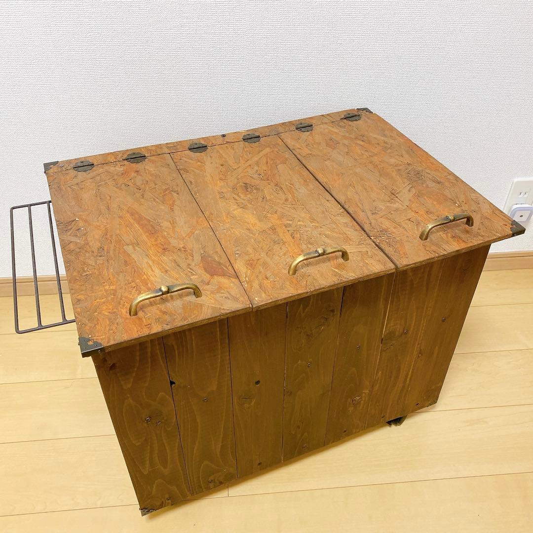 家具 収納 ゴミ箱 木製 ハンドメイド アンティーク ビンテージ DIY bcc92efe78aab689e42e23af3dbde7