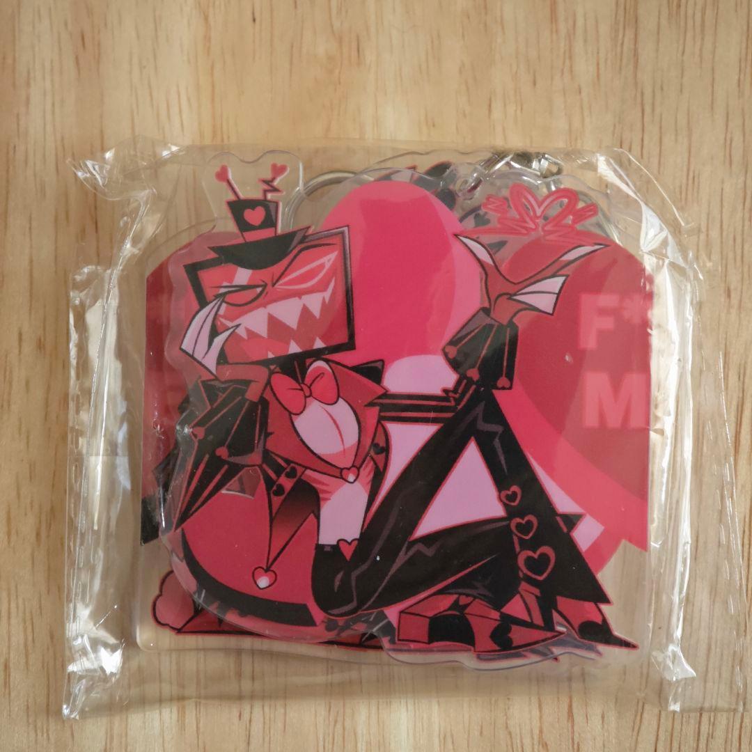 Hazbin Hotel Vox Valentino バレンタイン キーチェーン In kind) Hazbin Hotel Box/ Valentino Valentine's Day keyring | eBay