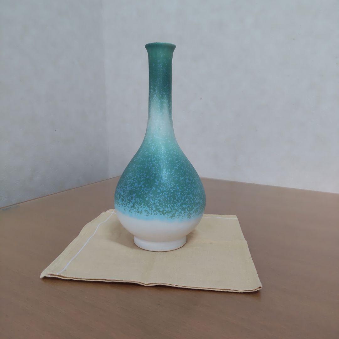 松柏窯 青磁 窯変 花生 花瓶 高さ25cm 共箱付 床の間 一輪挿し 松柏窯 青磁 窯変 花生 花瓶 高さ25cm 共箱付 床の間 一輪挿し - メルカリ