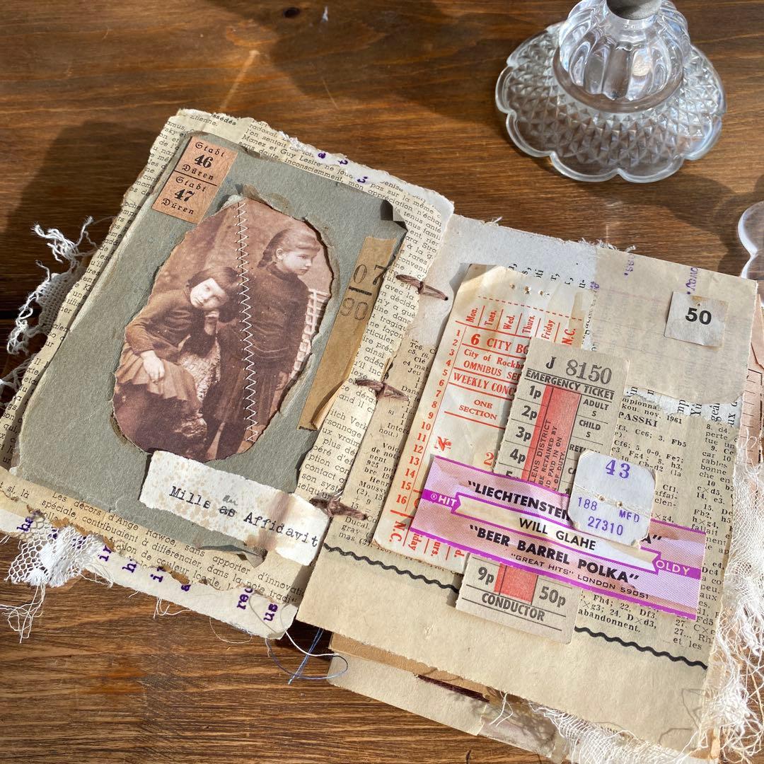 junkjournal♡ジャンクジャーナル collage note - メルカリ