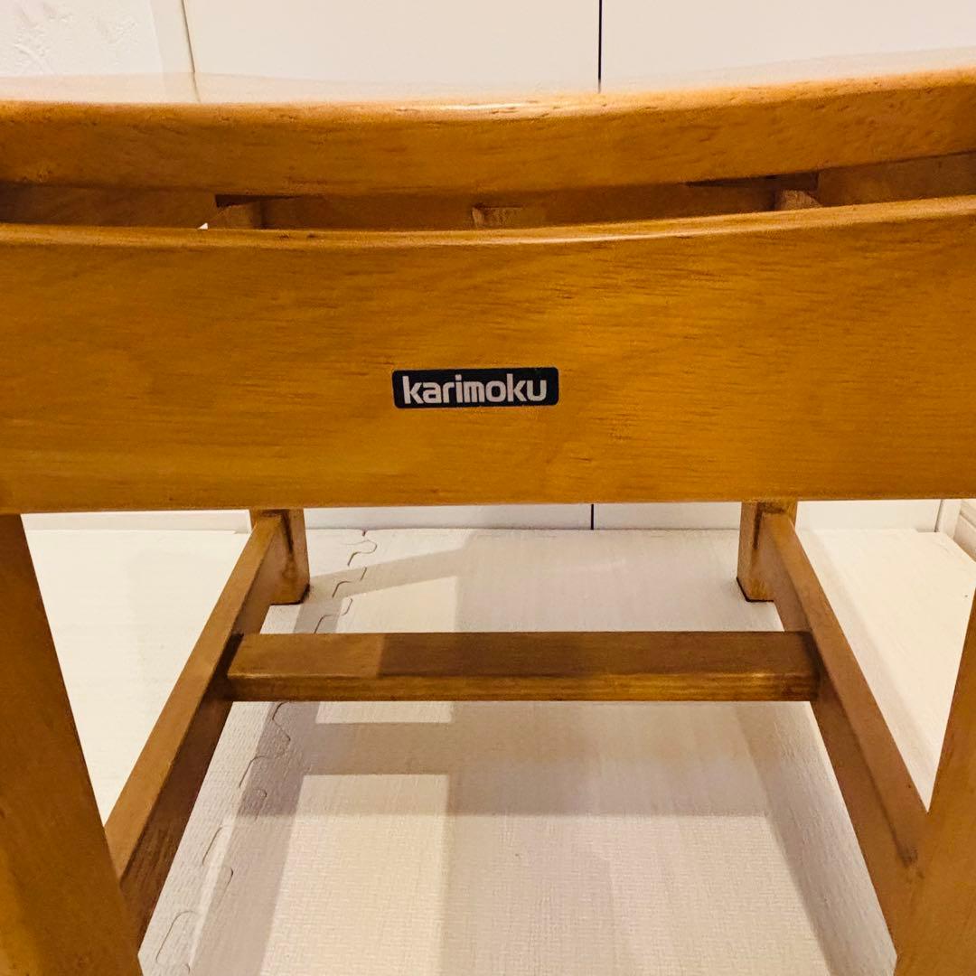 karimoku RUSTIC 子供用 木製チェア レトロ カリモク B - メルカリ