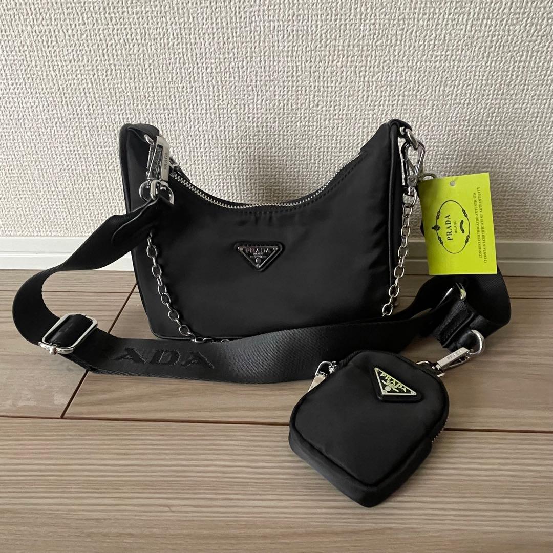 当日発送可】PRADA ノベルティ ショルダーバッグ チェーンバッグ