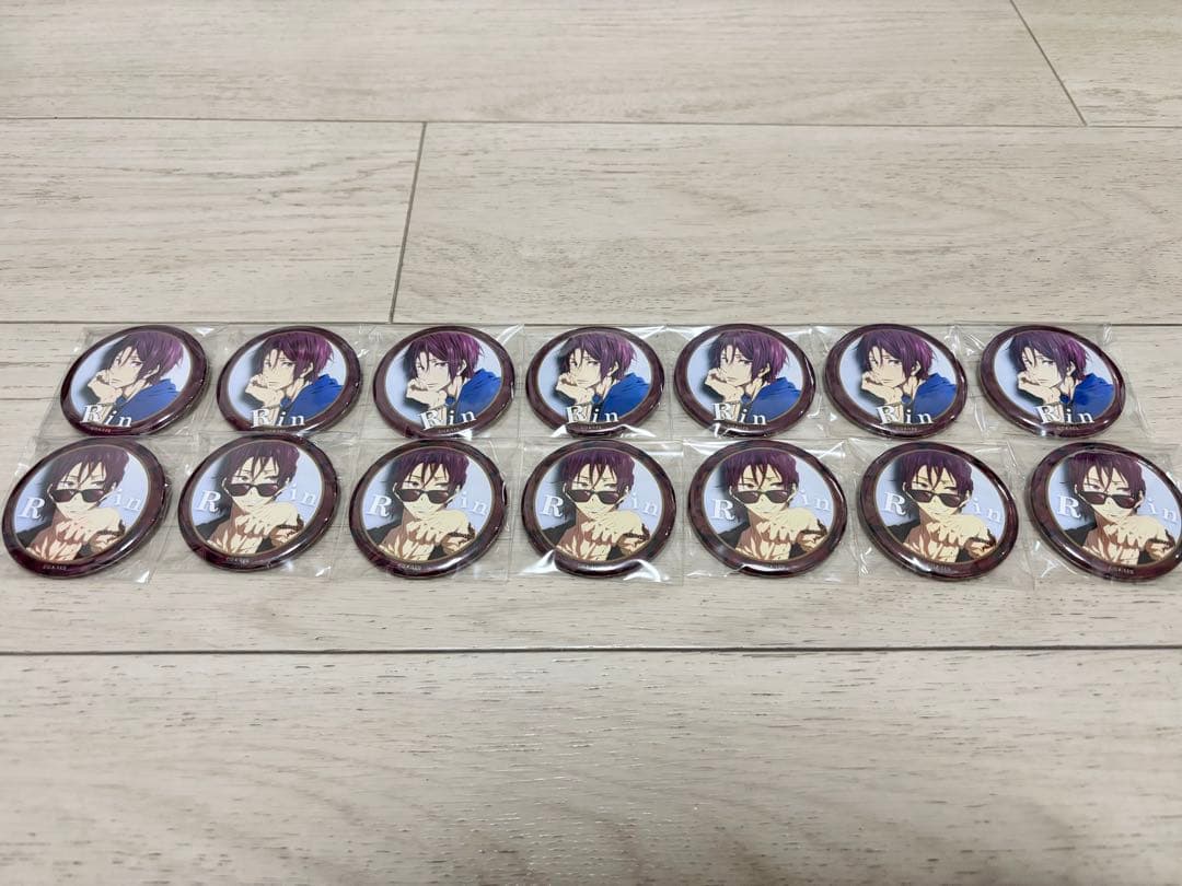 【使用済】Free!ES 松岡凛 ムック 缶バッジ×14 使用済】Free!ES 松岡凛 ムック 缶バッジ×14 使用済】Free!ES 松岡