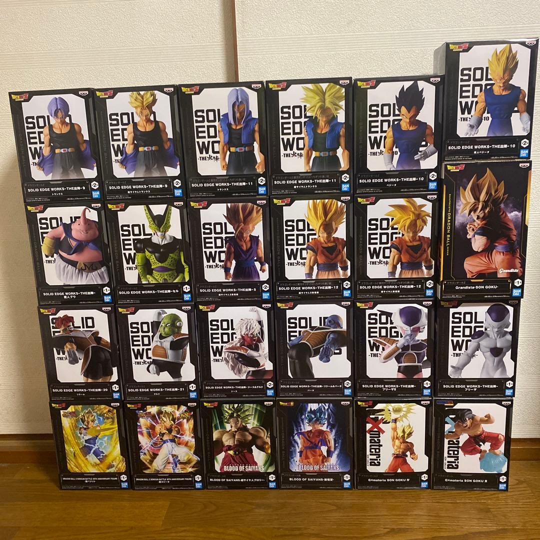 ドラゴンボール SOLID EDGE WORKS フィギュアセット ドラゴンボールZ SOLID EDGE WORKS THE出陣1 孫悟空セット - メルカリ