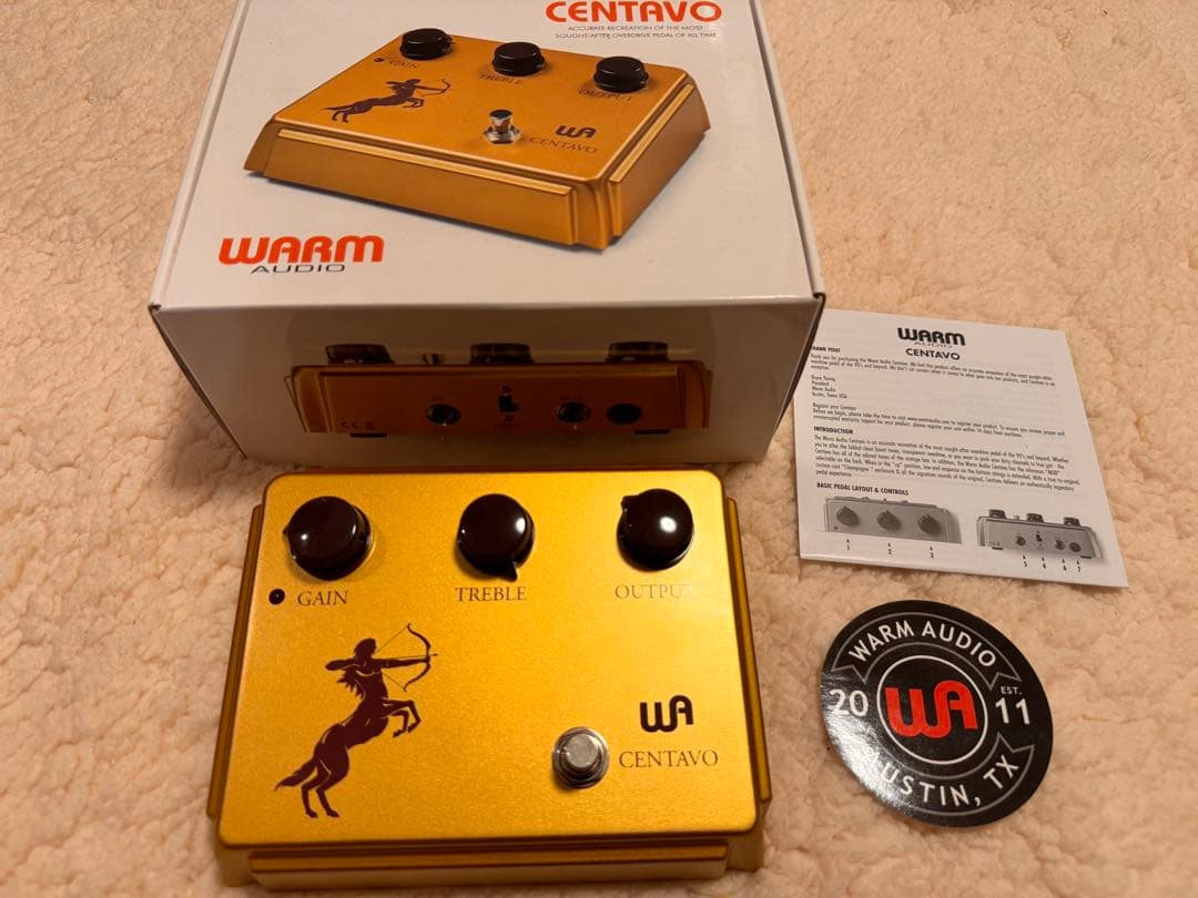 【極美品】WARM AUDIO CENTAVO ギターエフェクター CENTAVO ギター用エフェクター / WARM AUDIO - YouTube