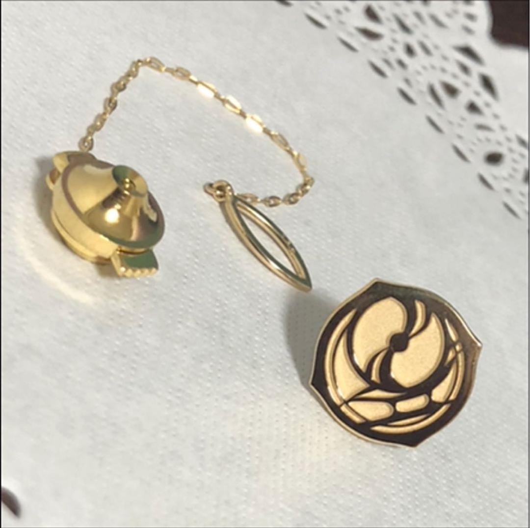 薬研藤四郎刀剣紋モチーフタイタックブローチ【K18イエローゴールド】 楽天市場】ラぺルピン K18 亀 タイタック ダイヤモンド イエロー