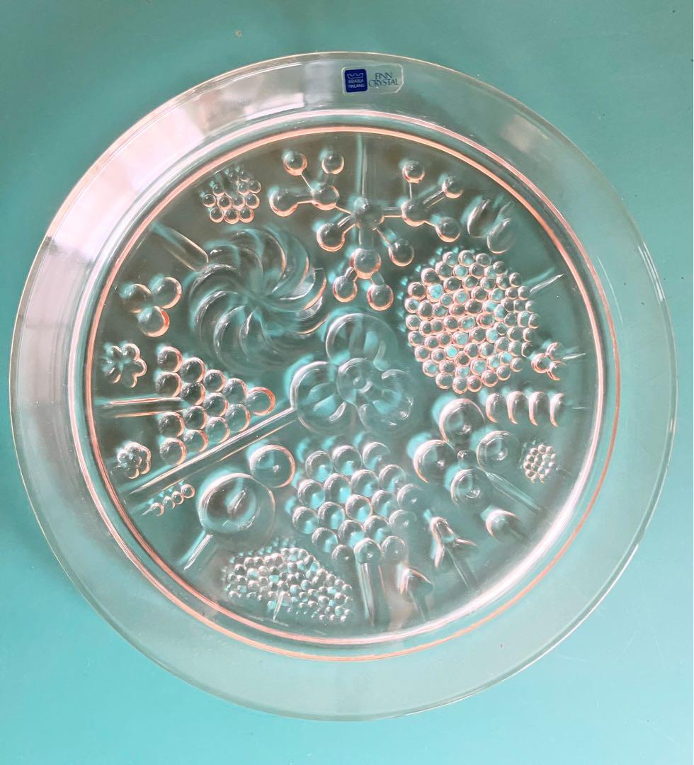 【値下げ】ARABIA FINLAND フィンランドクリスタル ガラスプレート Arabia finland glass - Etsy 日本