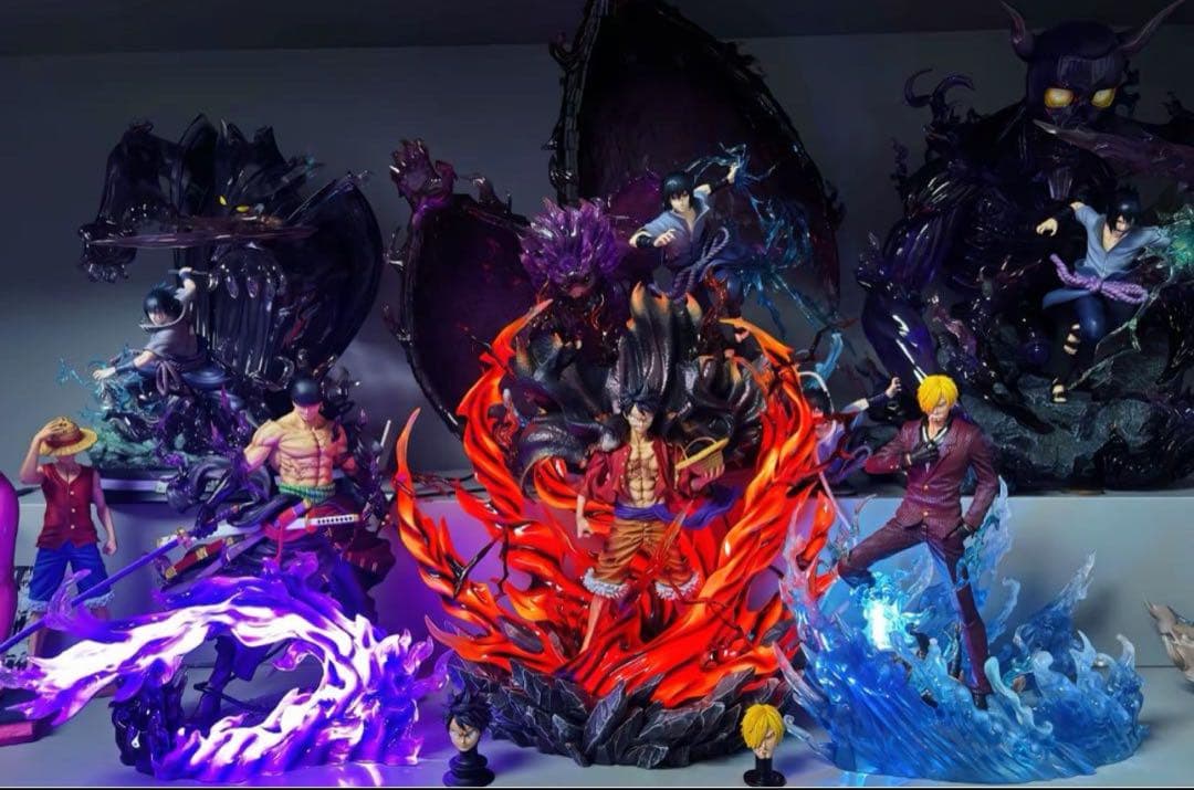 ワンピース ルフィ【覇王色覇気】 ガレージキット フィギュア POP1/8