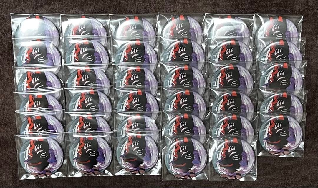コンパス　狐ヶ咲甘色　缶バッジ　ライアリ 狐ヶ咲 甘色 | #コンパスマート