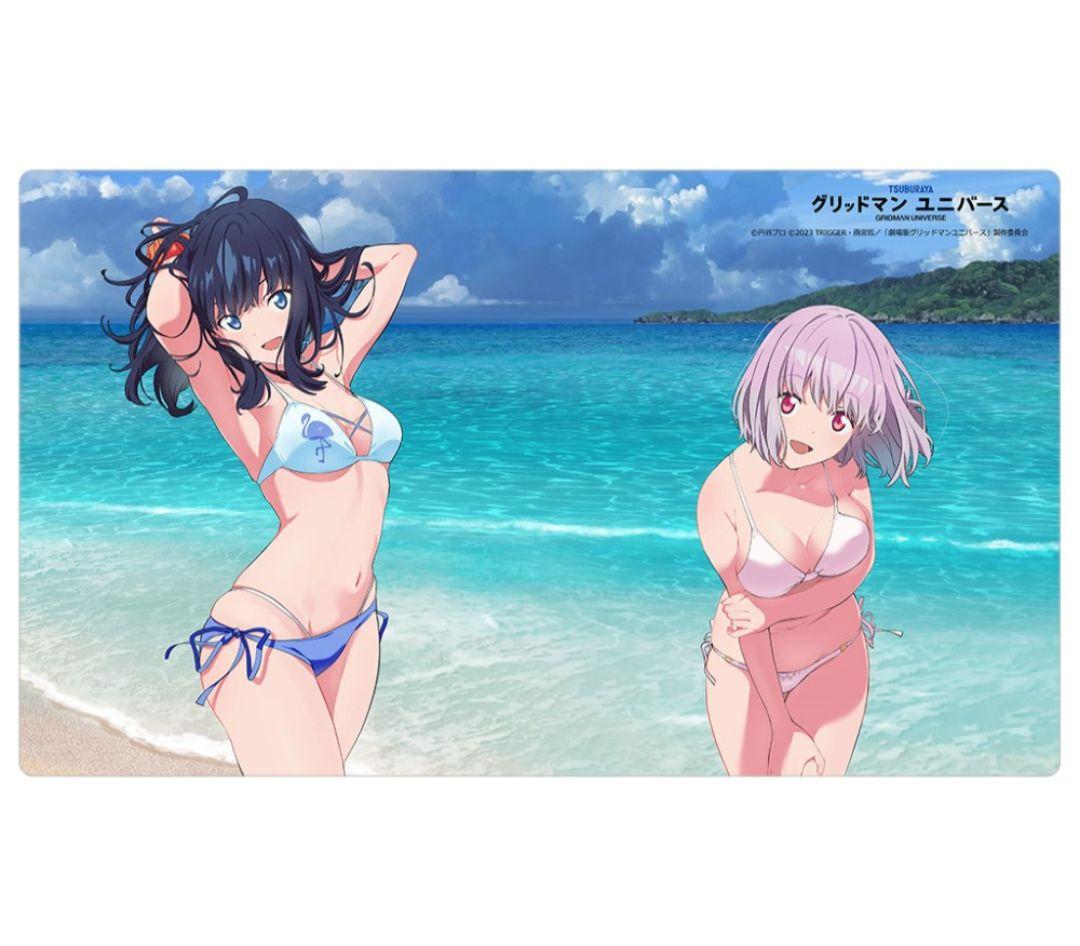グリットマンユニバース 六花&アカネ 水着 ラバーマット Amazon.co.jp: キース グリッドマン ユニバース 描き下ろしラバー