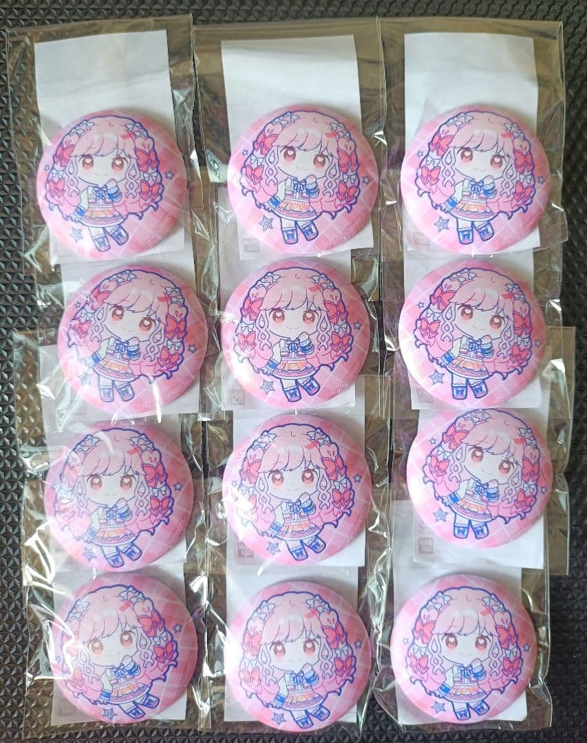 姫乃みえる　缶バッジ ハピクロ！】アイカツアカデミー！姫乃みえる バースデー記念ホロ缶